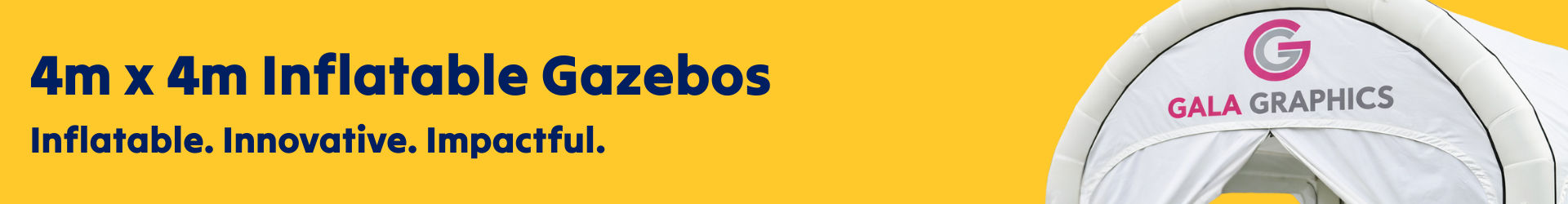 inflatable gazebos banner