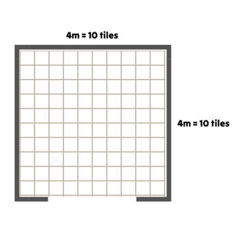 4m x 4m Swisstrax diagram