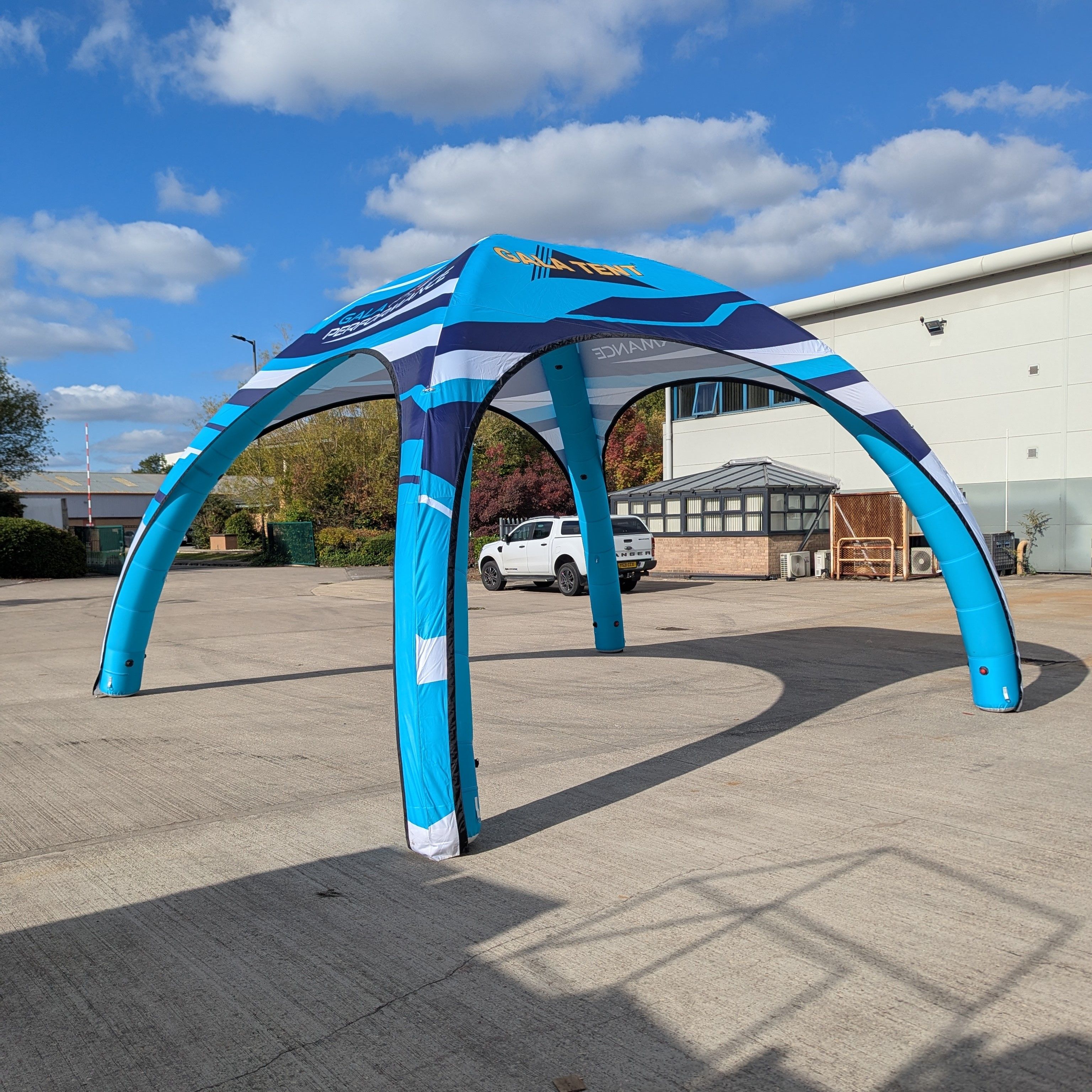 Inflatable event shelter