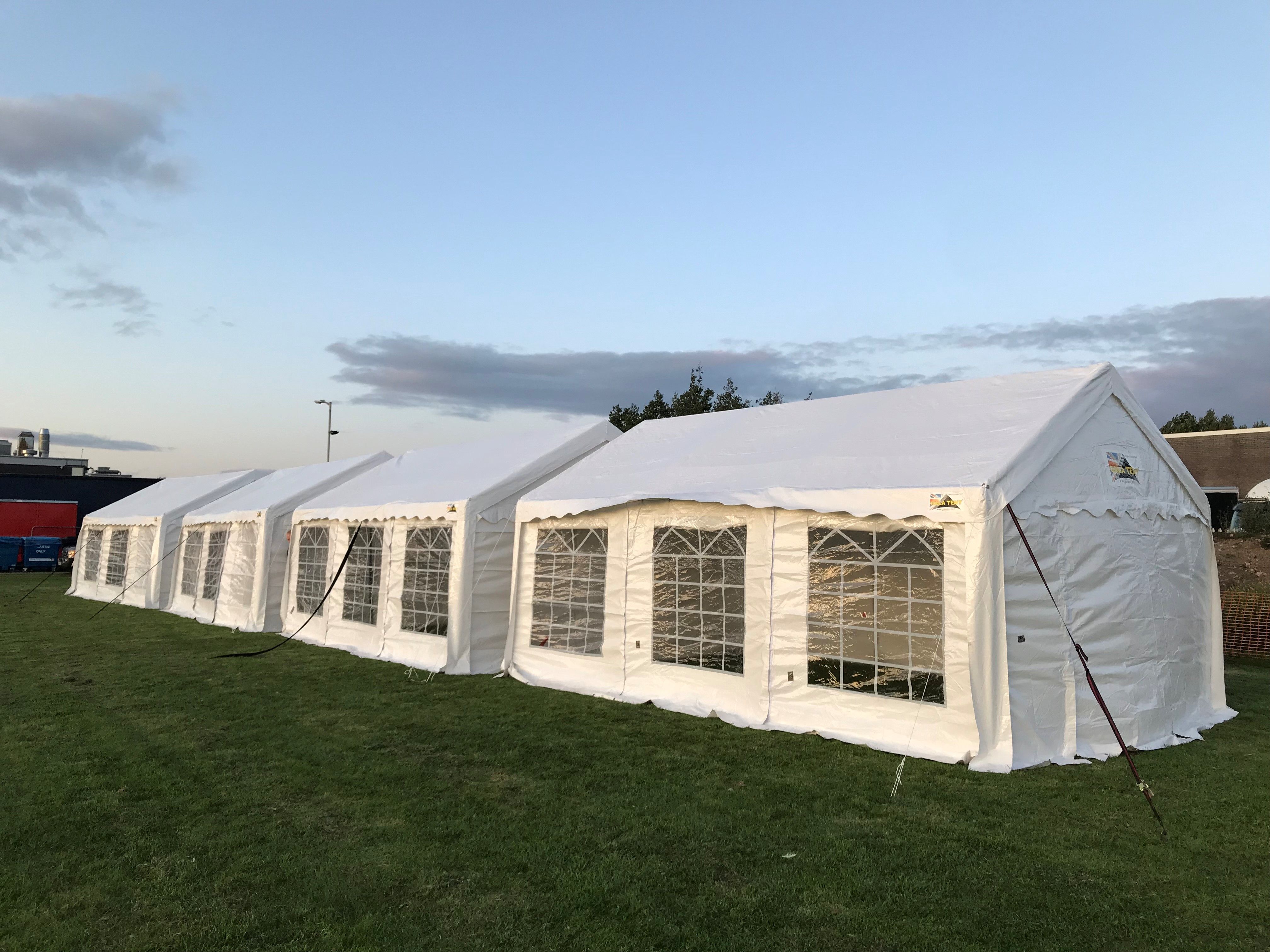 Line of marquees