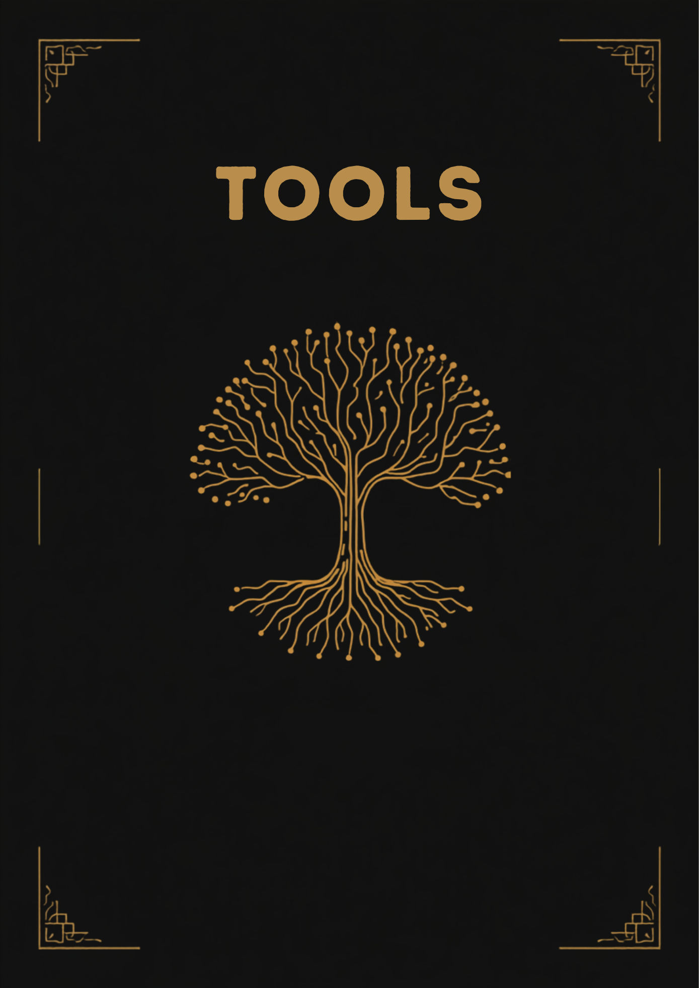 A golden tree icon on a black background, the headline reads "Field Notes"