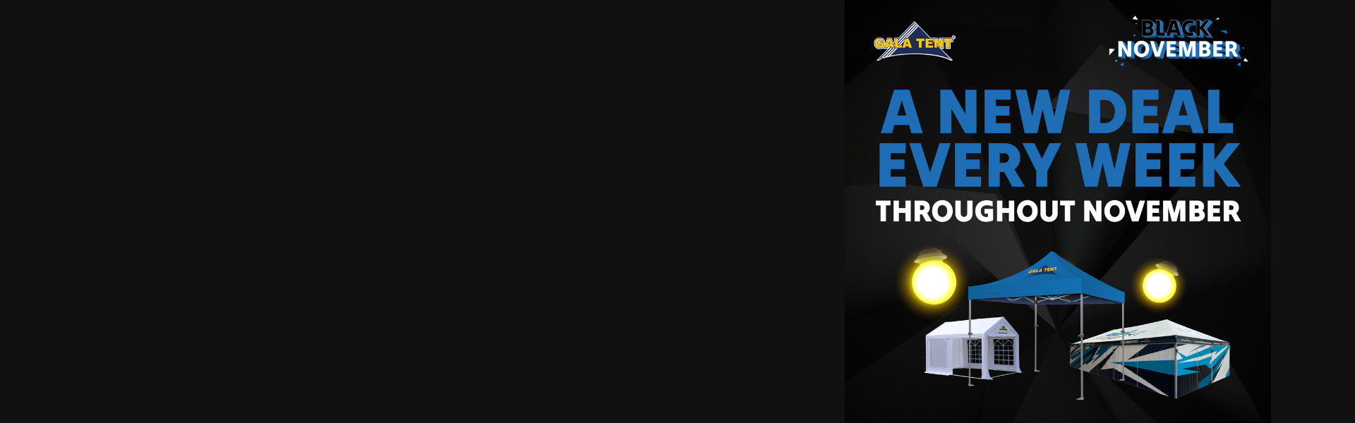 Gala tent black friday offers