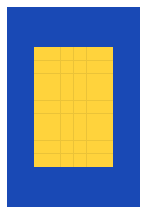 Blue and yellow swisstrax flooring design