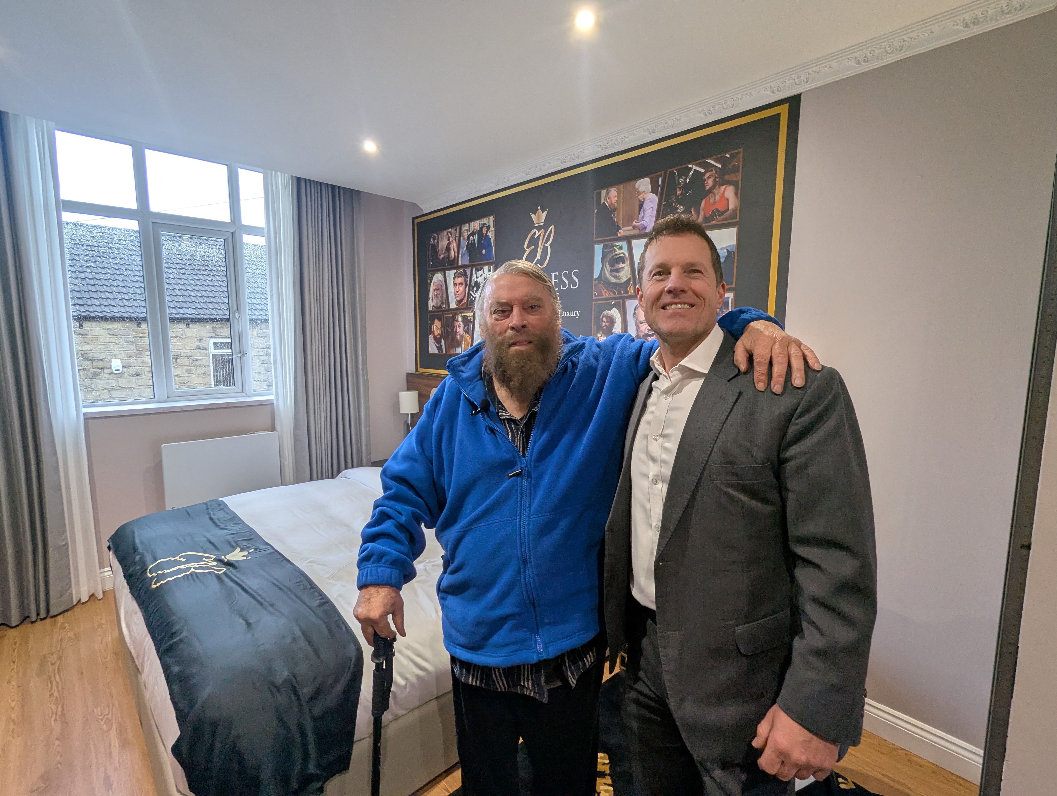 Jason Mace with Brian Blessed 