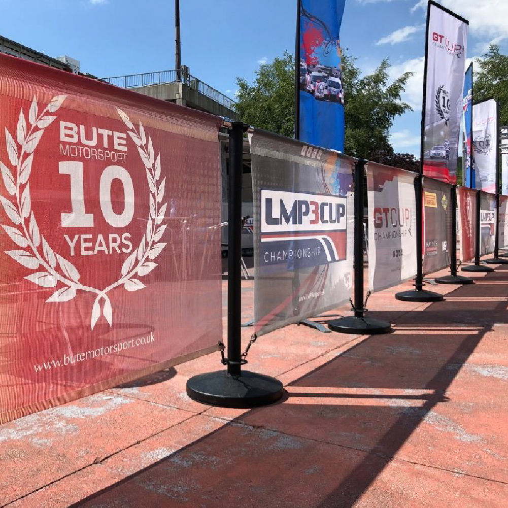 printed café barrier