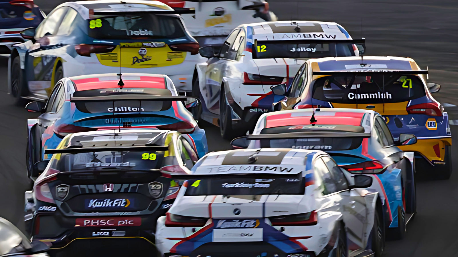 cars racing at silverstone