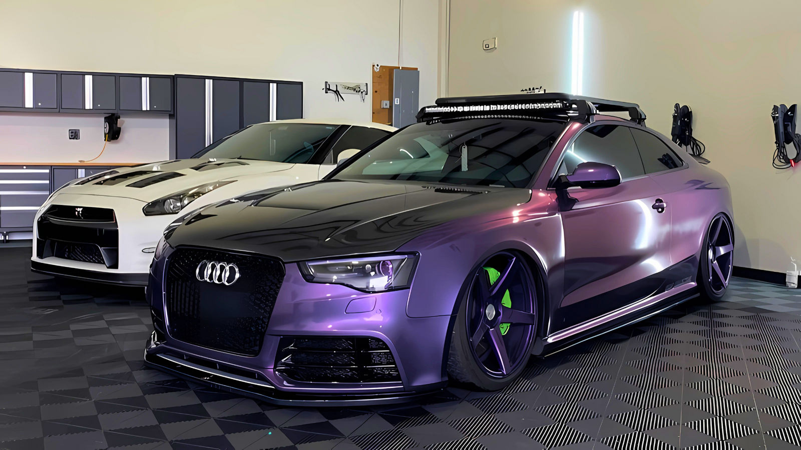 Midnight Purple audi on swisstrax