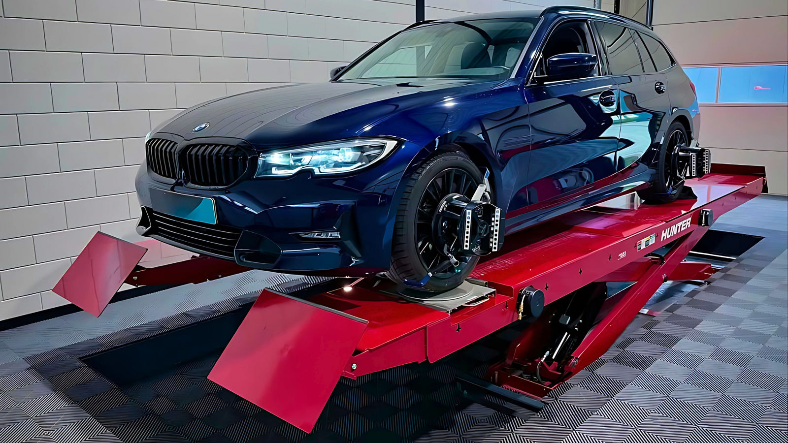 BMW raised above swisstrax