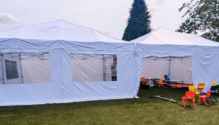 Two Vantage Marquees, One Outdoor Classroom image