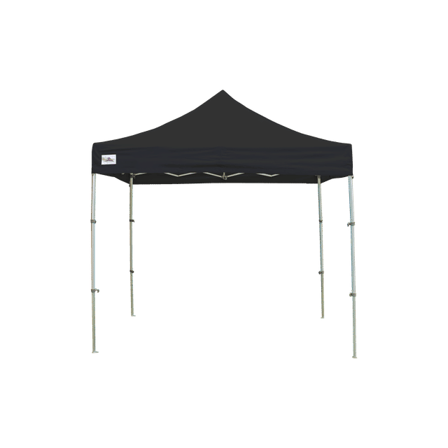 black compact gazebo
