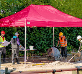 Why Construction Sites Need Gazebos During Summer image