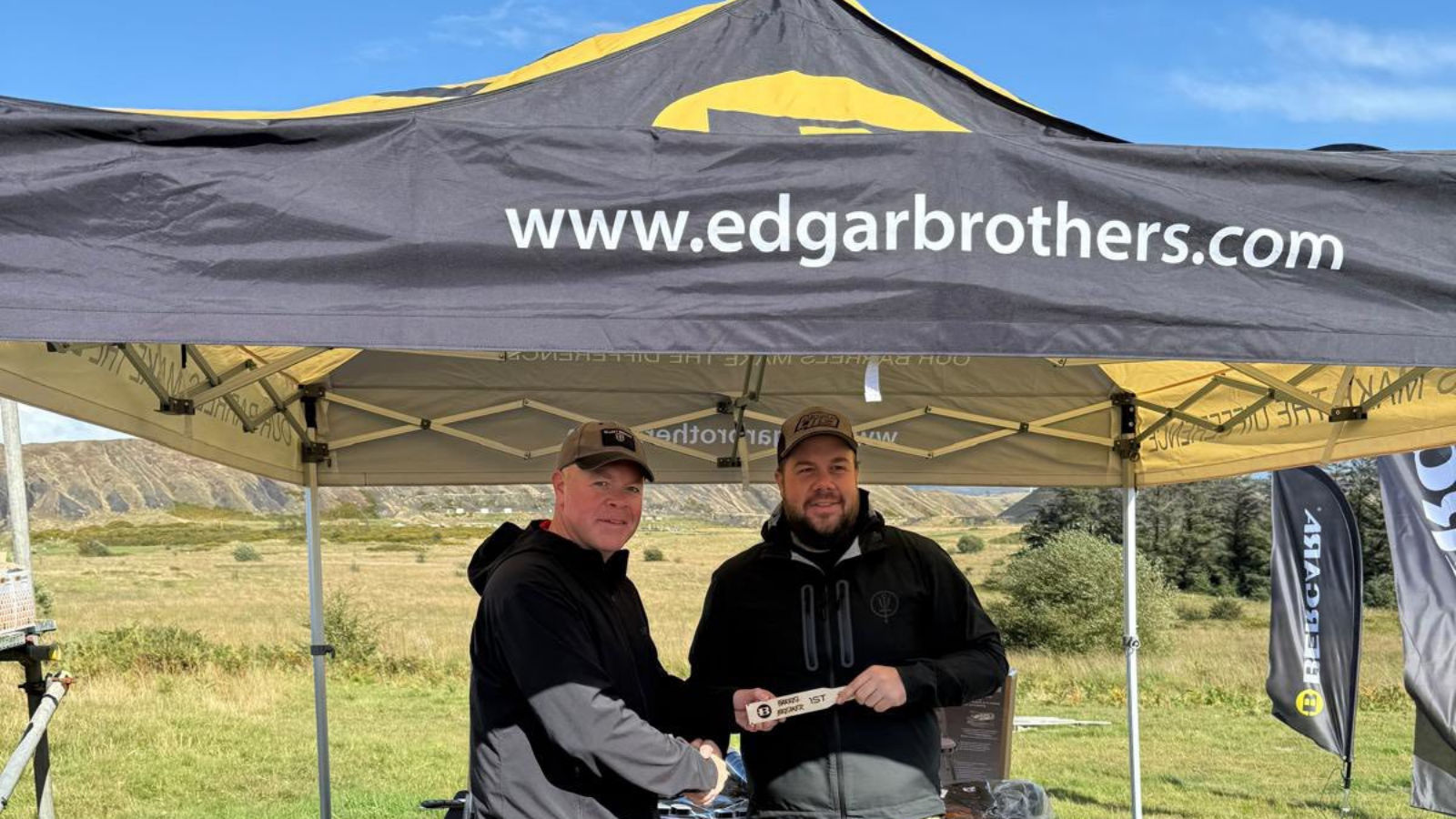 customers beneath an edgar brothers compact gazebo