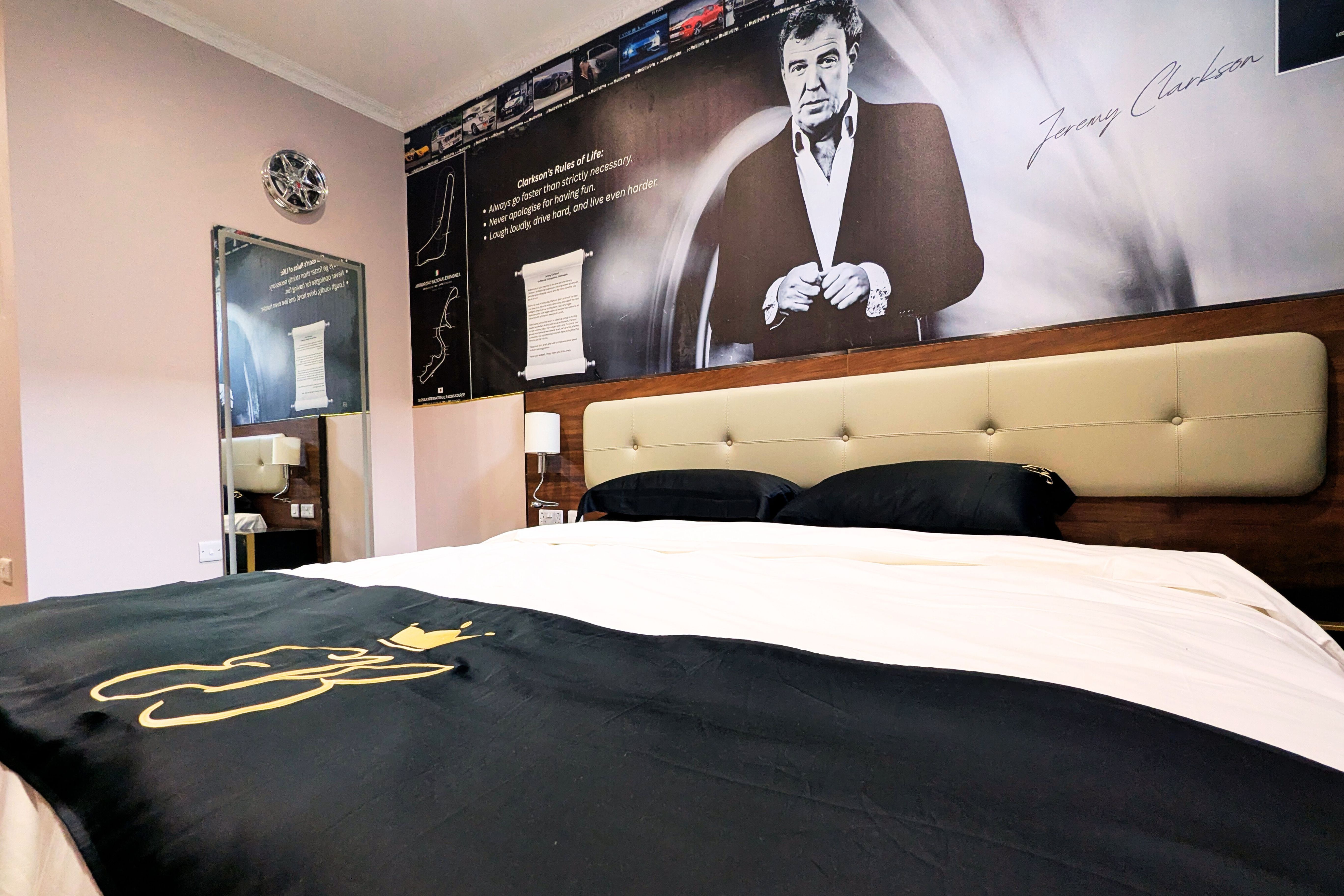 Jeremy Clarkson room empress suites hotel Mexborough