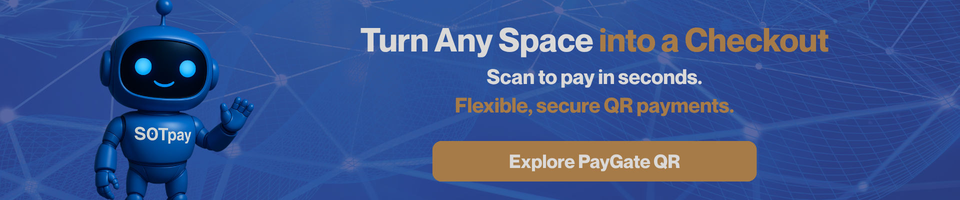 Take secure QR payments 
