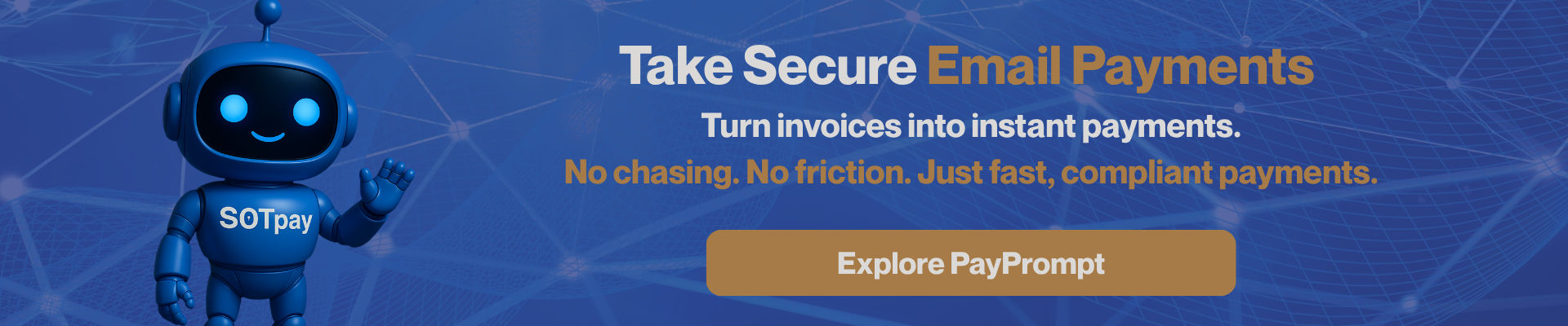 Take secure email payments 
