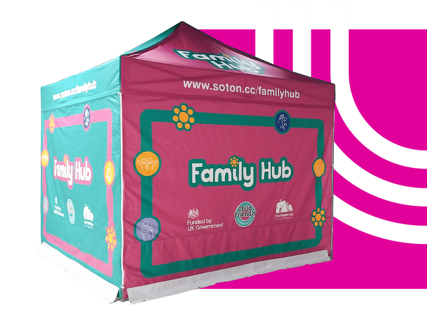 branded salty kit gazebo