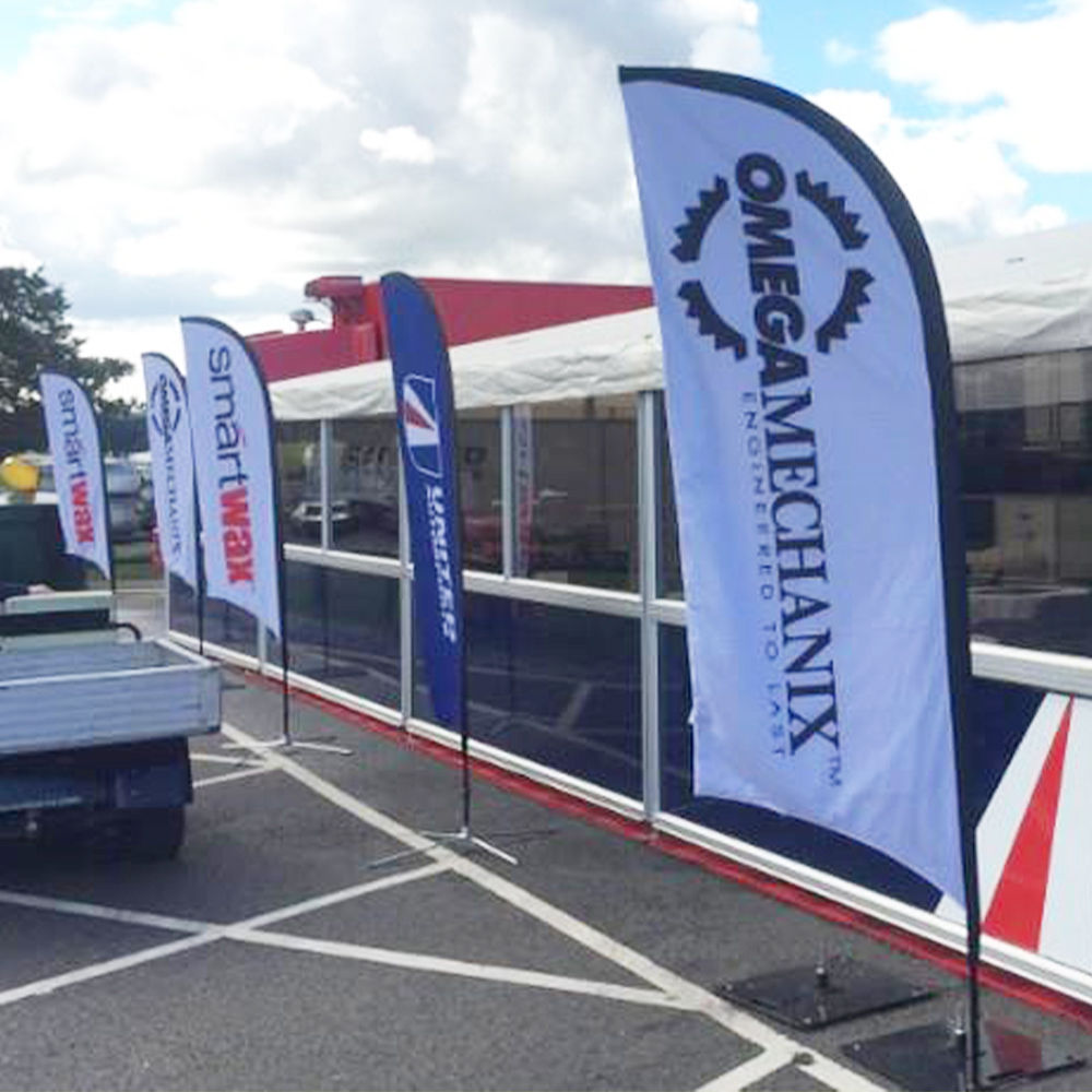 printed promotional flags