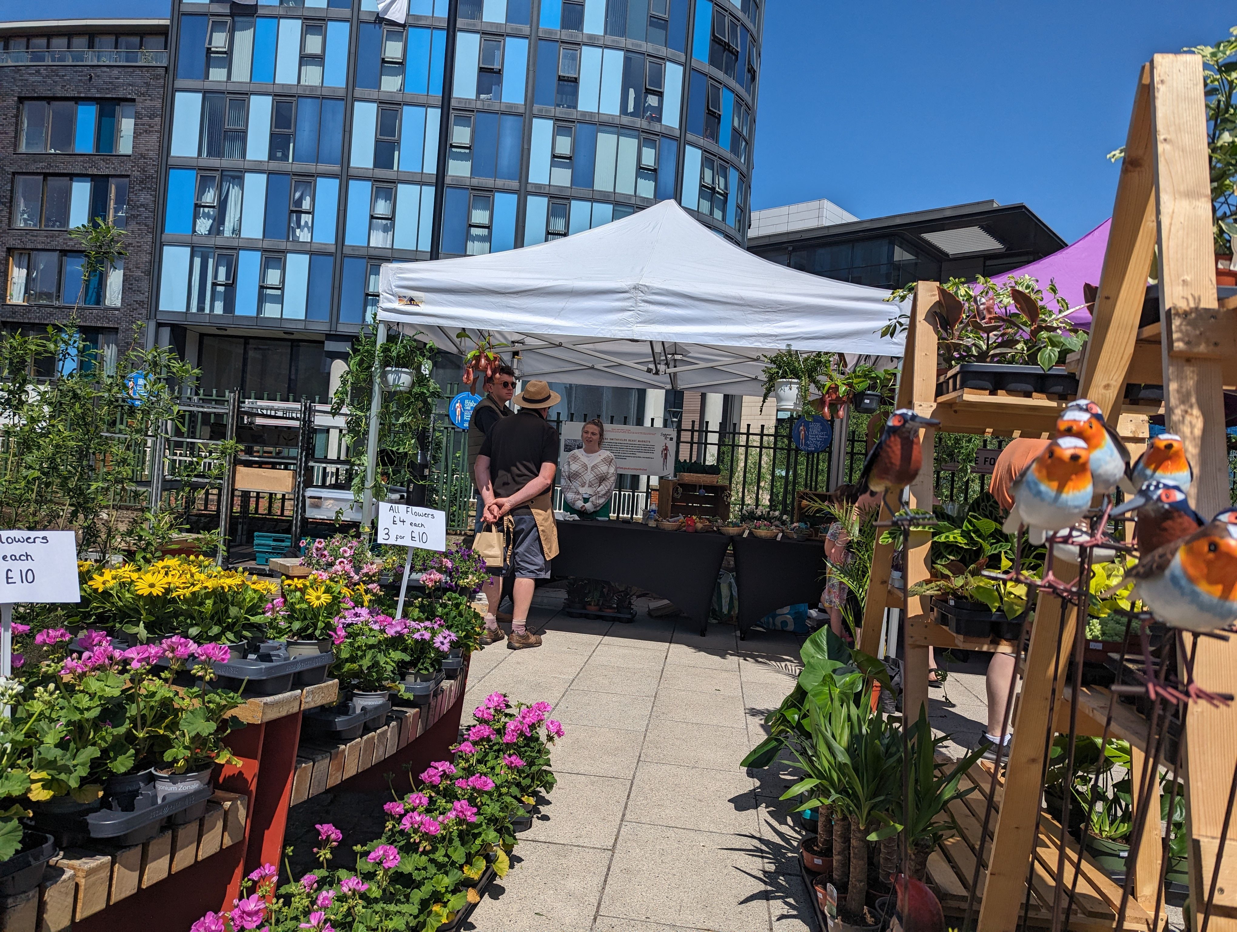 flower market gazebo