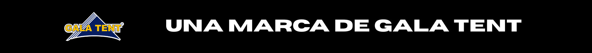 Una marca de Gala Tent