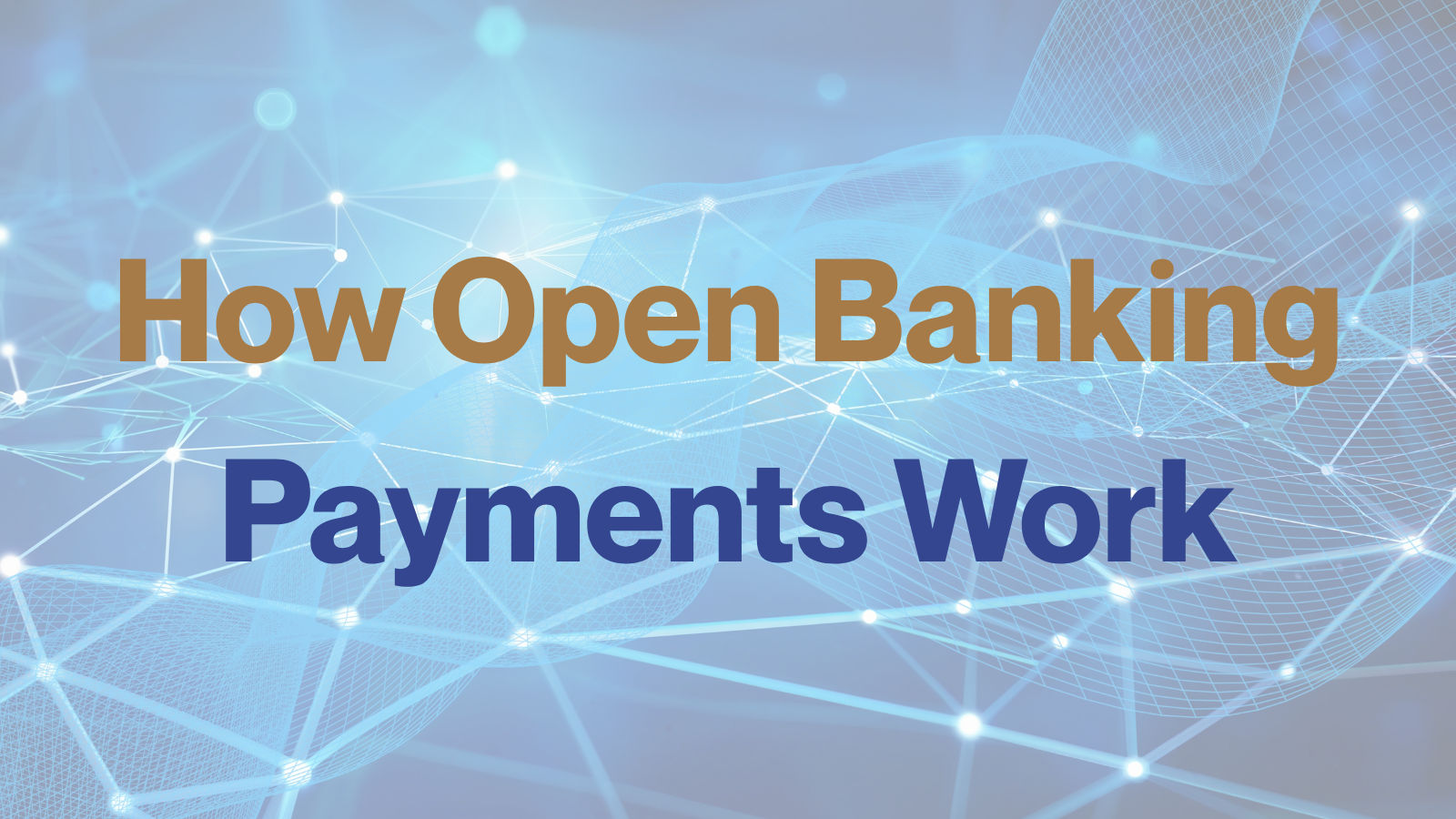 How open banking payments work