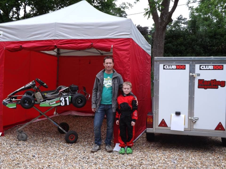 Karting pop-up garage