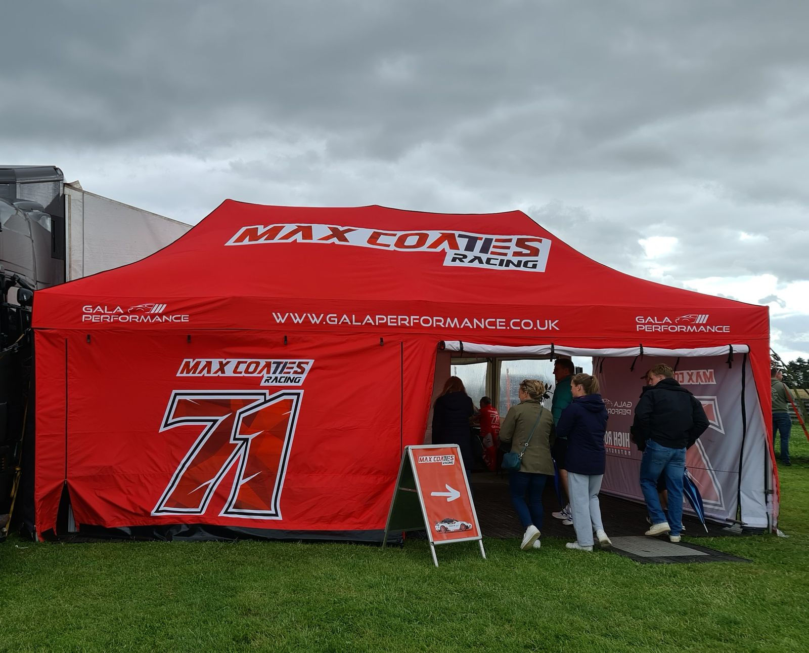 hospitality stand motorsport show