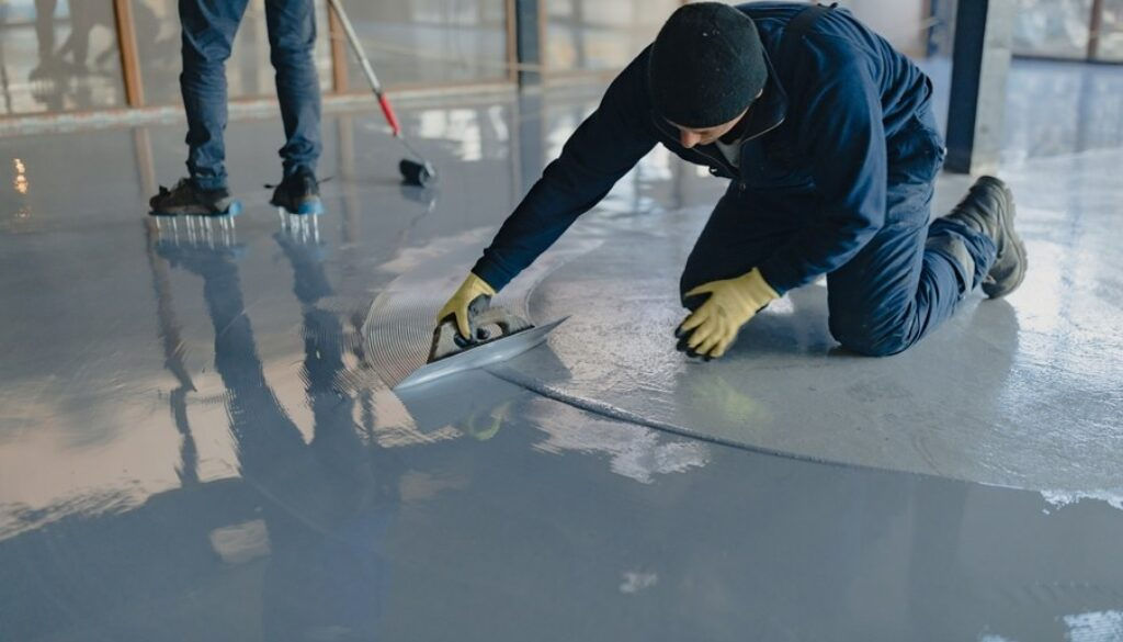installing epoxy flooring