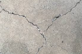 cracked concrete floor