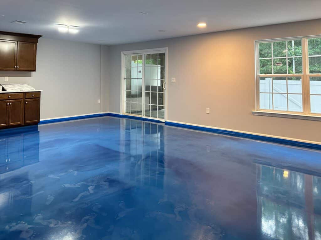 epoxy flooring room