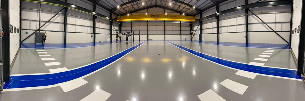 epoxy hanger flooring
