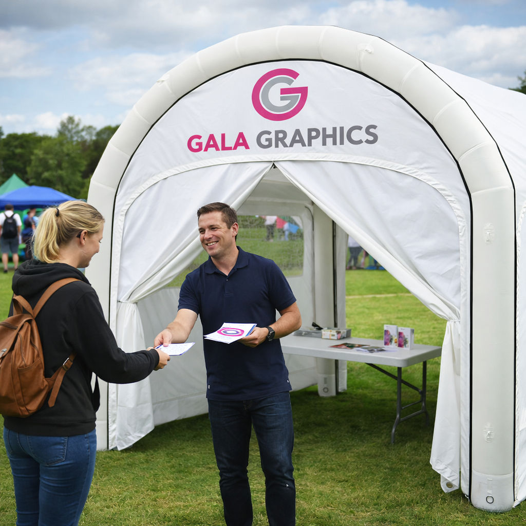 inflatable promotional shelter