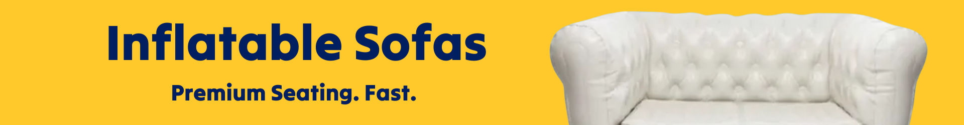 Inflatable sofa banner 