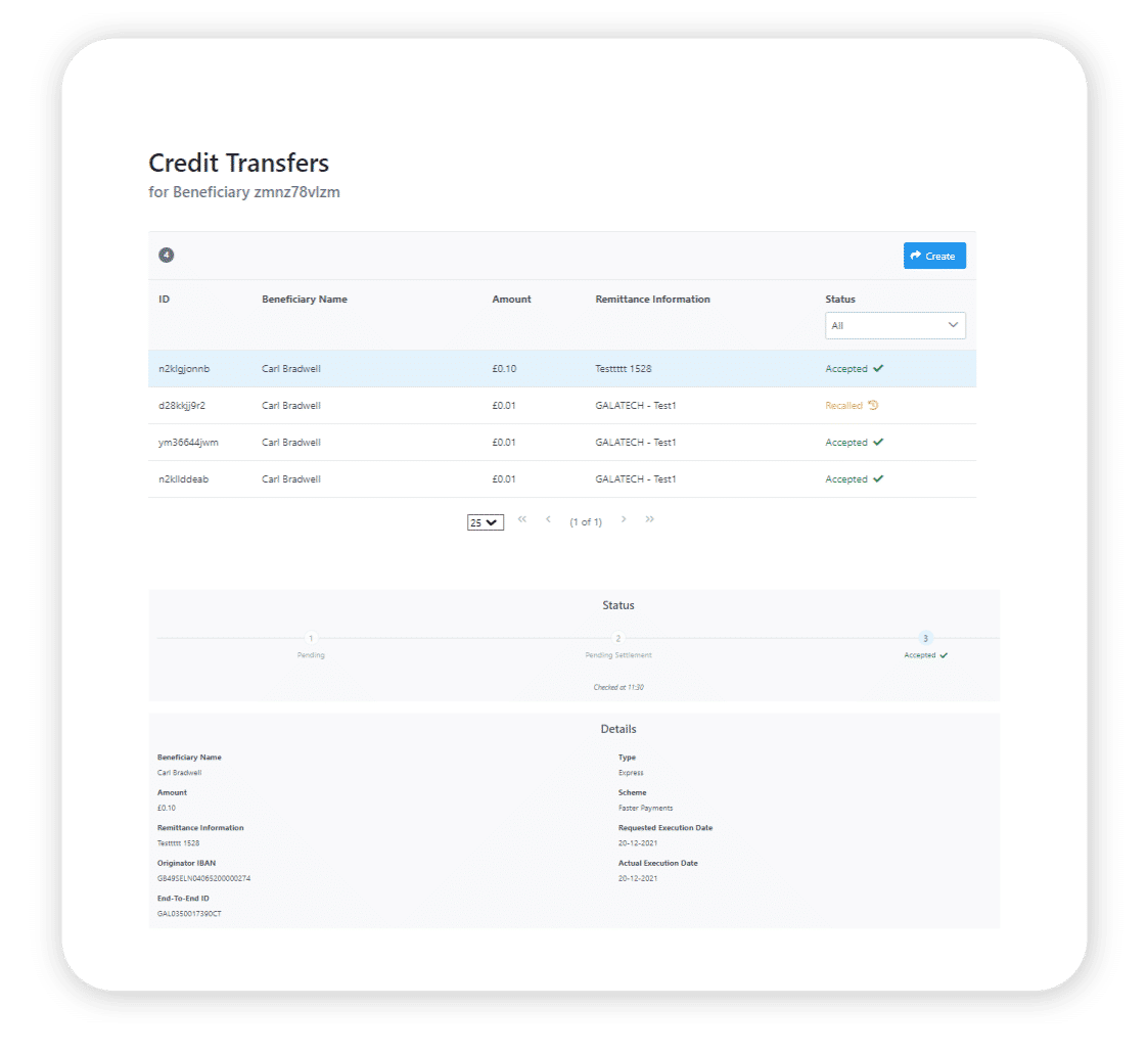 open banking screenshot example