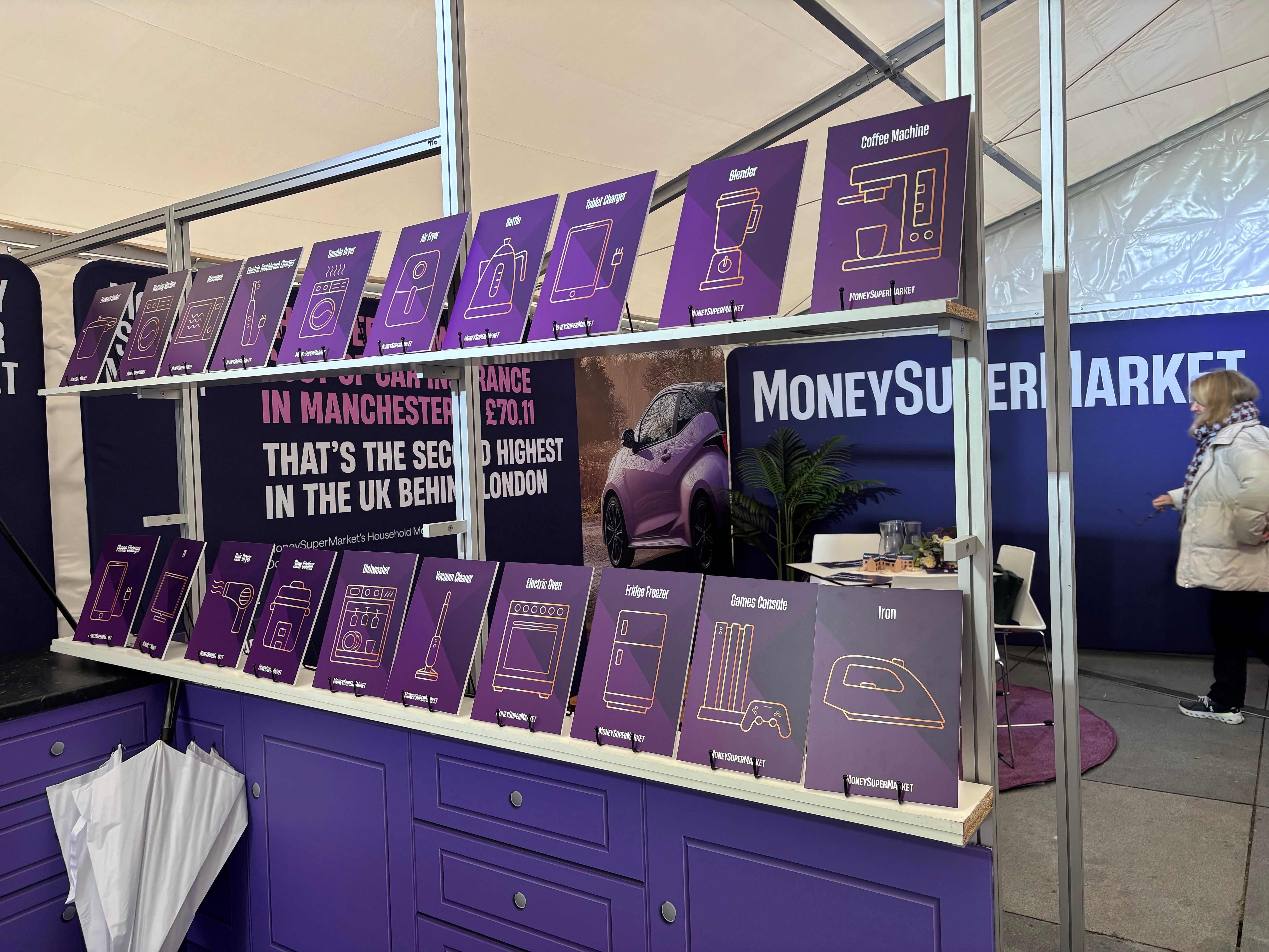 inside unusual expo installation