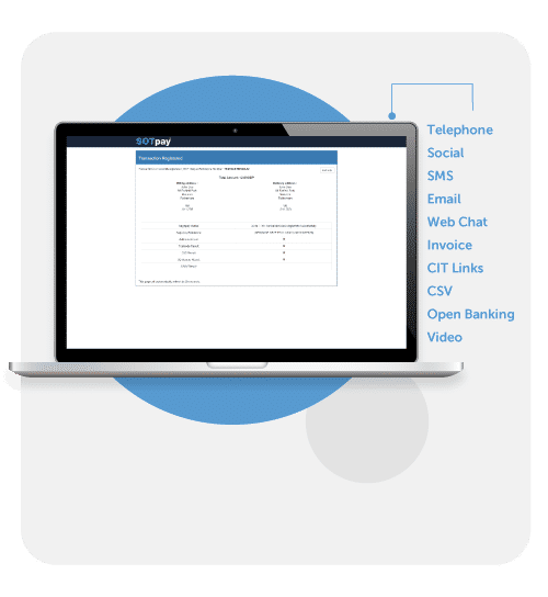 Screenshot of OmniPay system