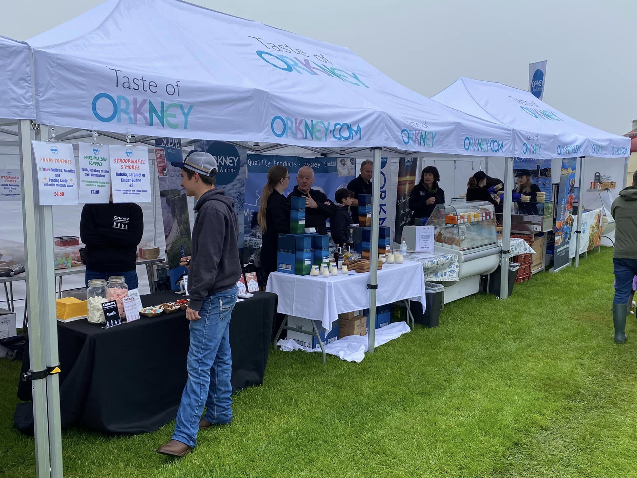 extreme gazebos at a country fair