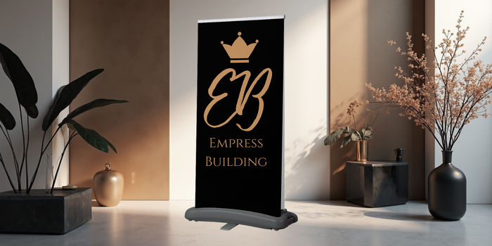 printed outdoor frame banner