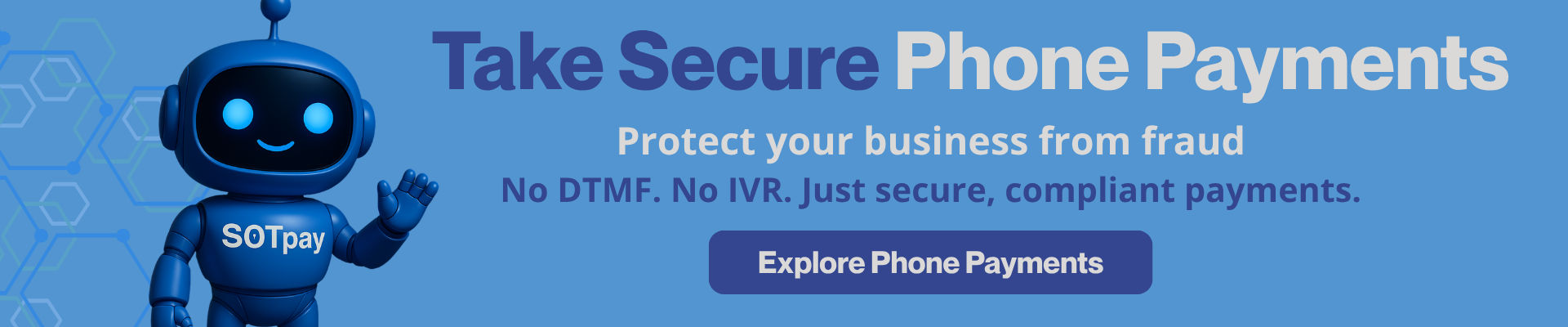 Take secure phone payments with sotpay