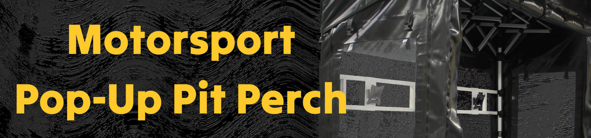 Pop-Up Pit Perch motorsport shelter