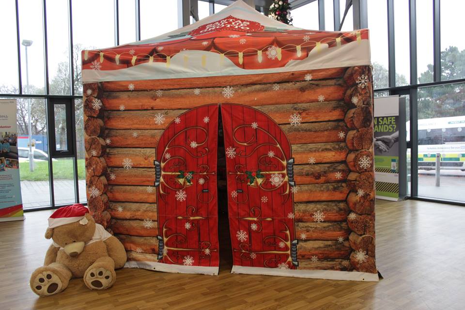 Santas grotto printed gazebo