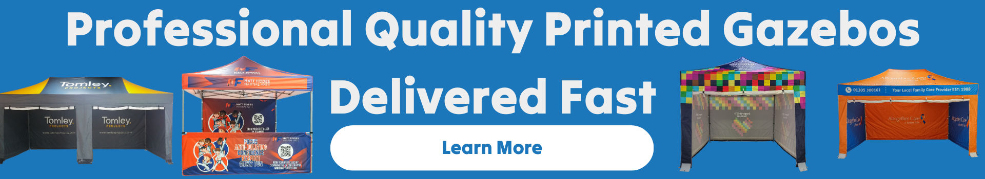 buy printed pop up gazebos