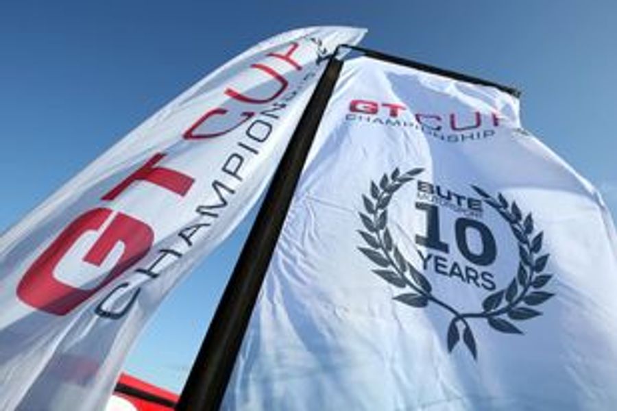 printed motorsport flags