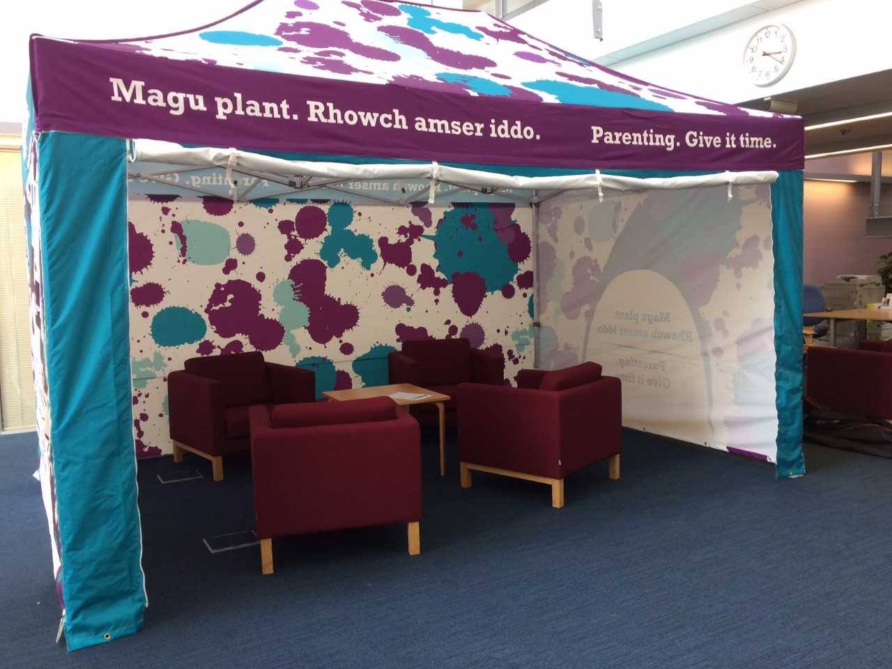 custom designed gala graphic gazebo