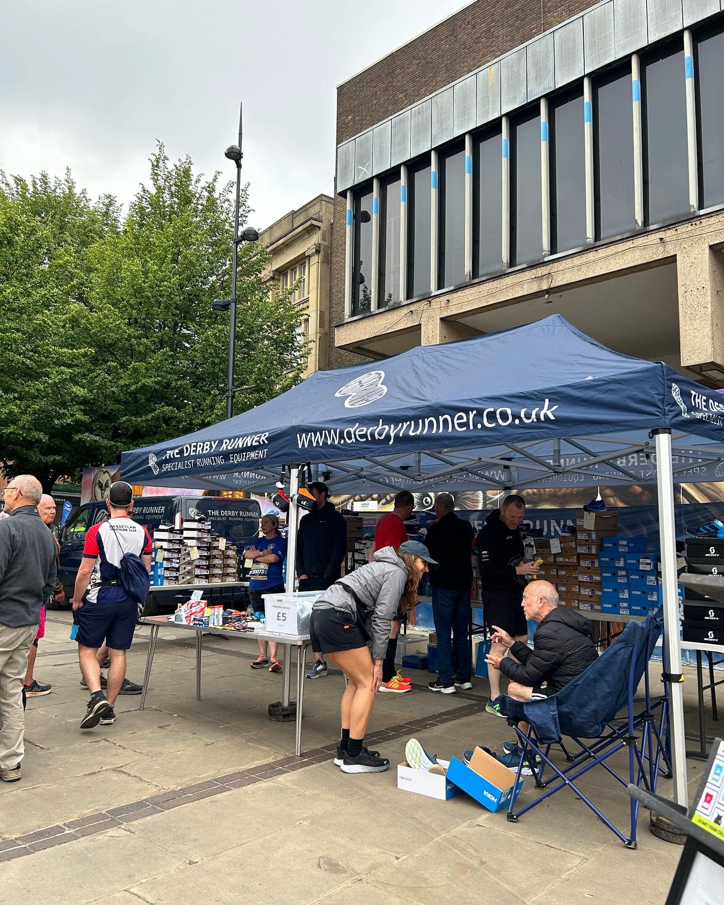 Branded extreme gazebo in town centre