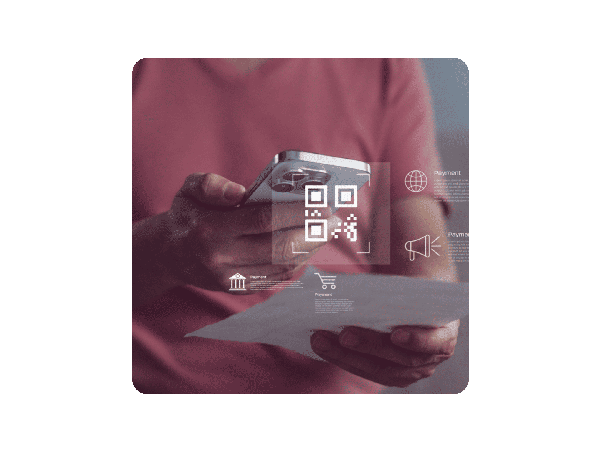 smartphone keyboard with thumb texting