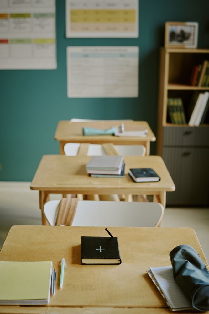 school desks