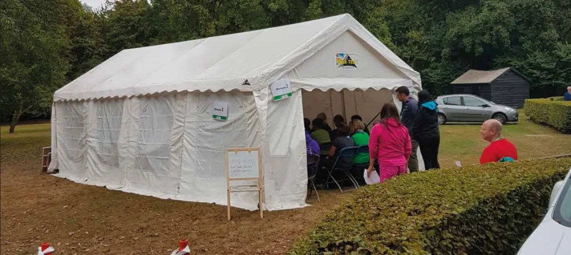 Scouting tent