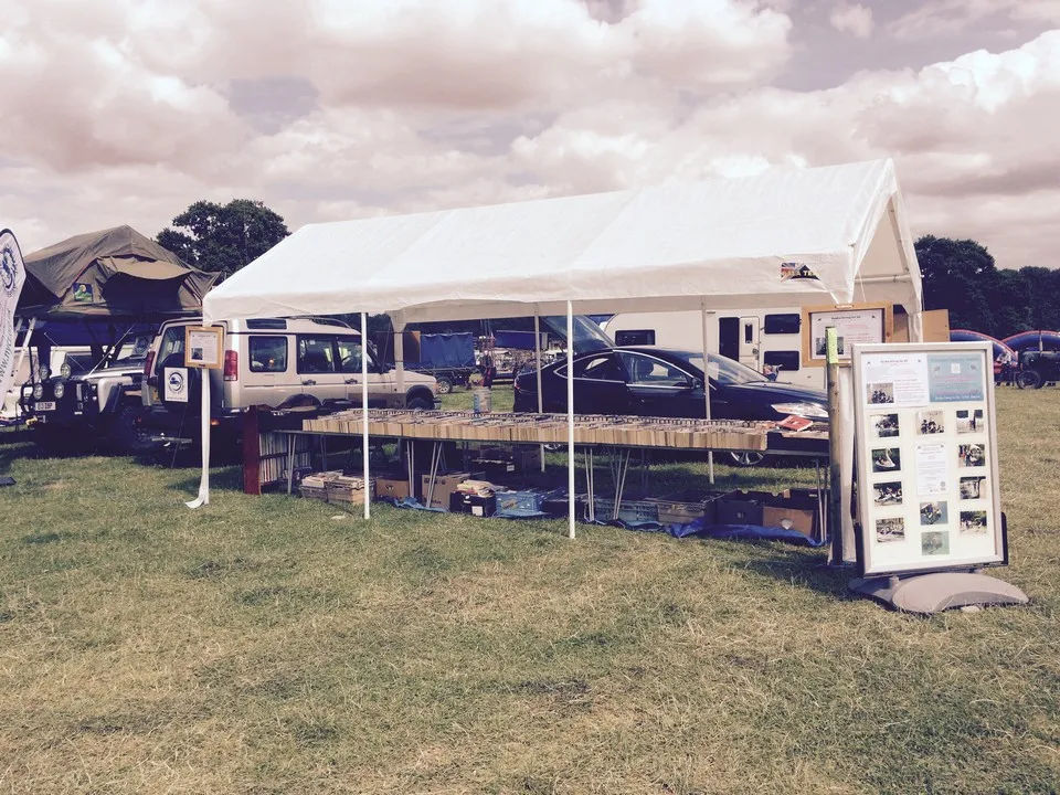Marquee used as trade stall