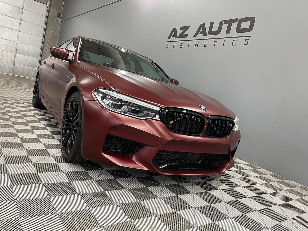wrapped m2 in detailing studio of swisstrax