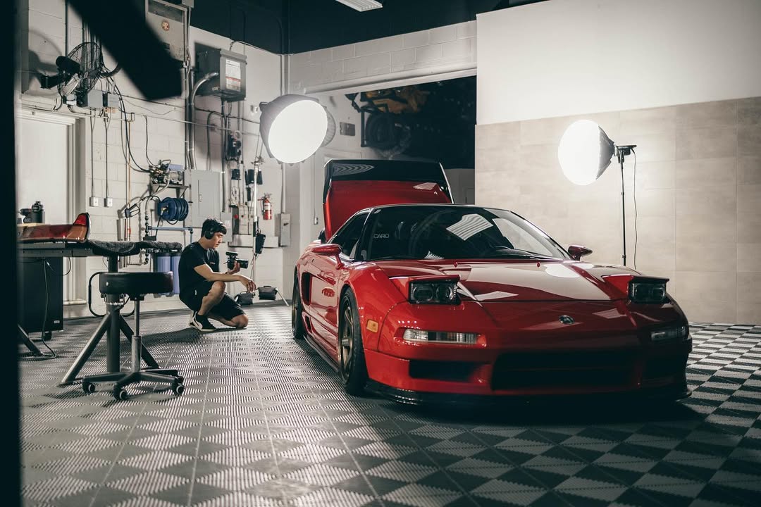 car photoshoot on swisstrax